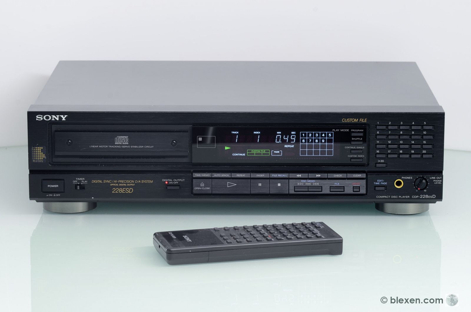 Sony CDP-228ESD CD-Player, 1 year warranty