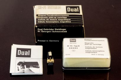 Dual M71 Shure M75 in original box, used