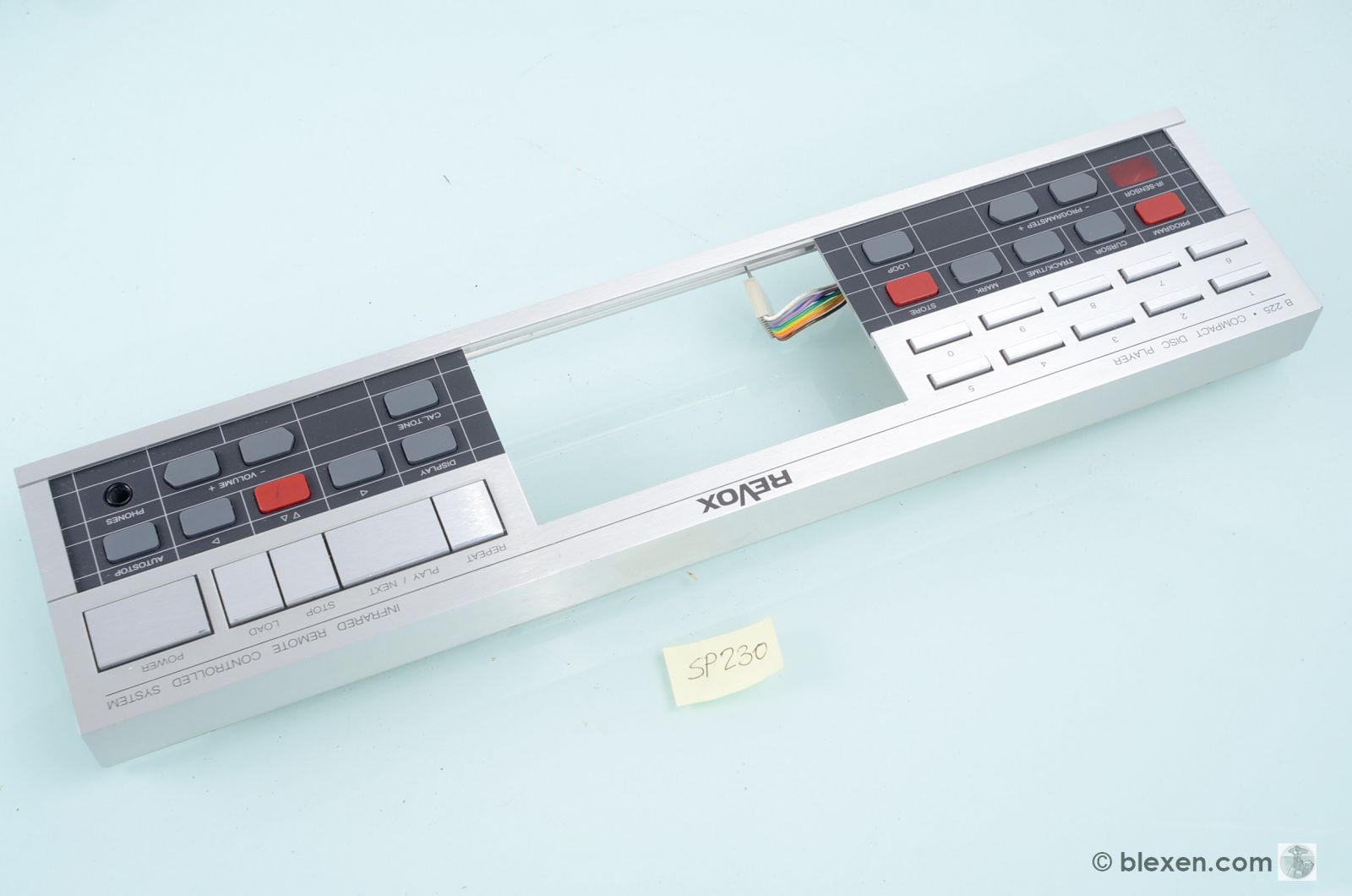 Revox B225 CD Player Front Panel with Electronics  			