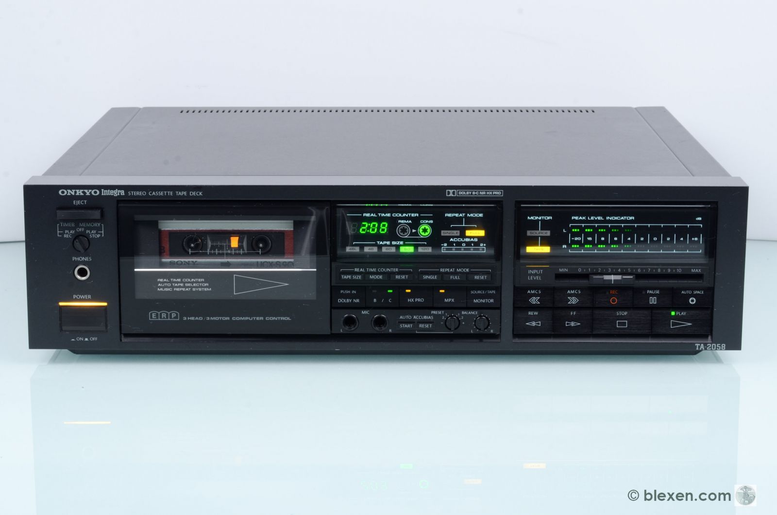 Onkyo Integra TA-2058 3 Head Cassette Deck  			