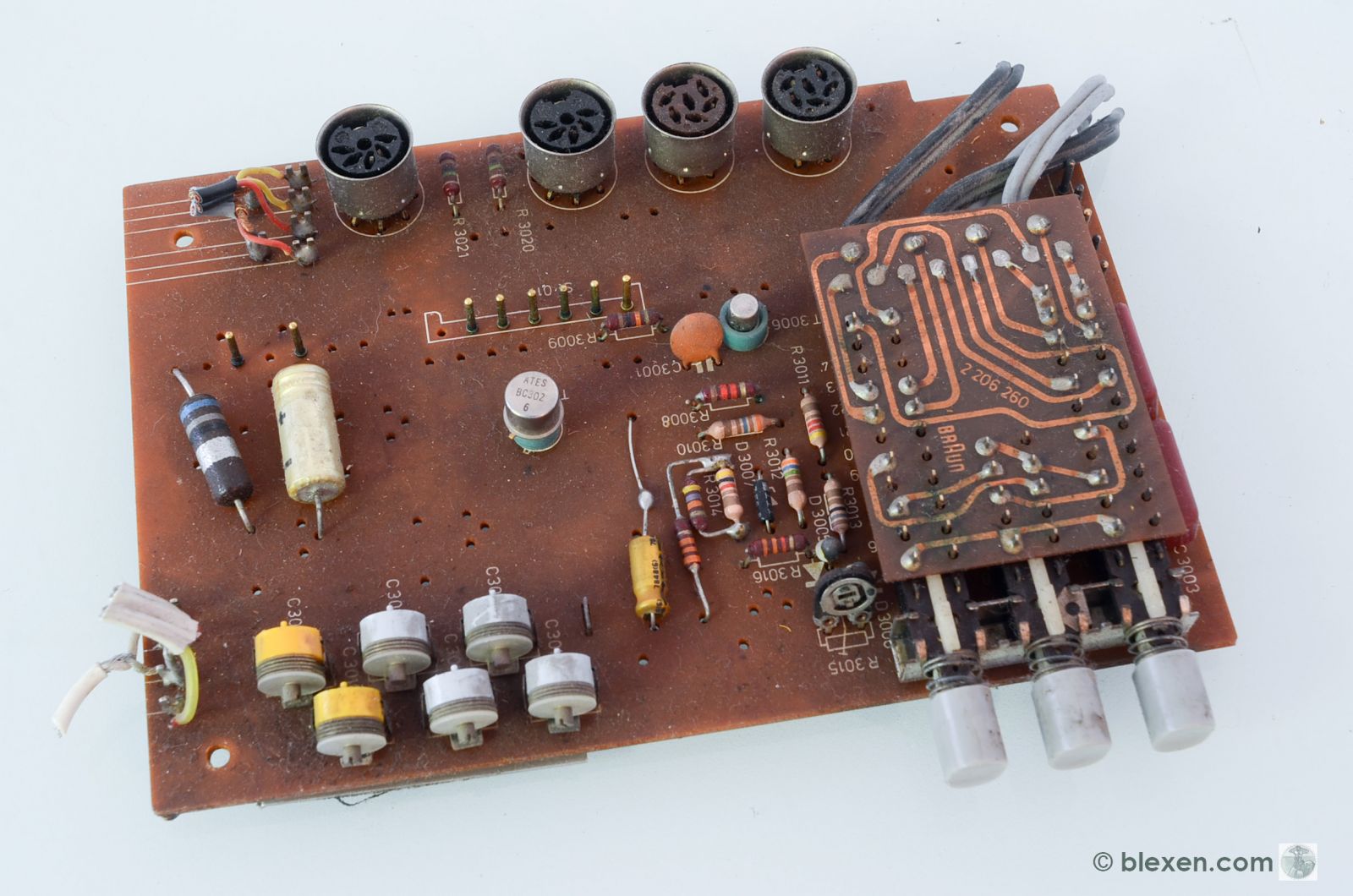 Braun TG-1000, TG-1020 Input / Bias / Speed PCB  			