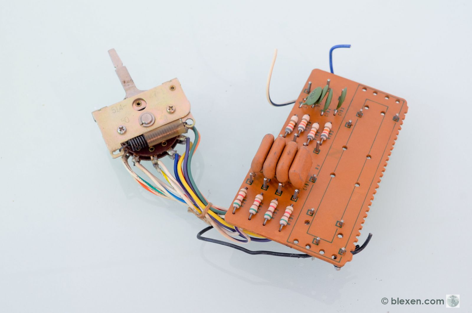 Sony TA-1150 Loudness Switch &amp; Filter PCB  			