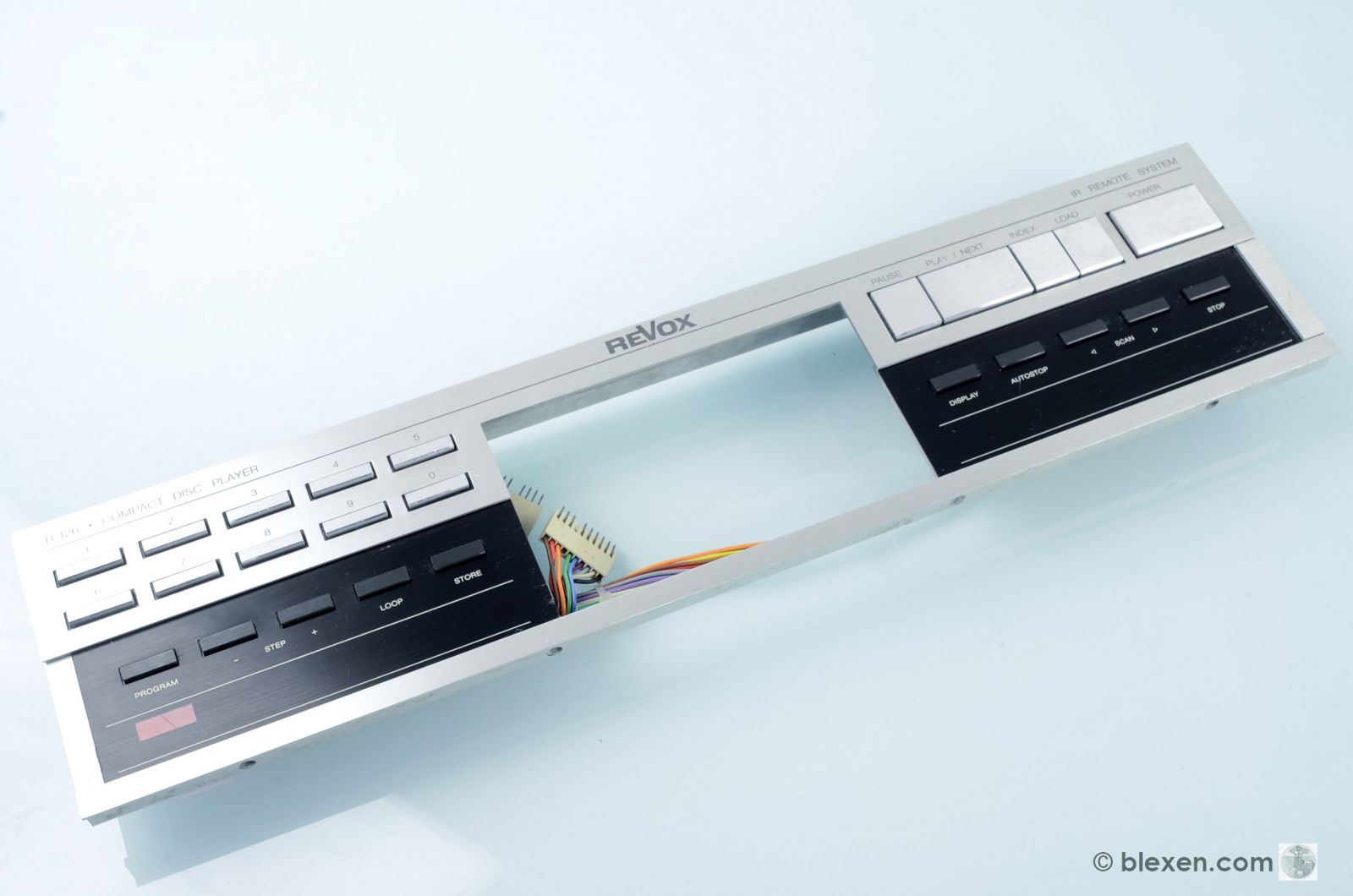 Revox B126 Front Panel with Switches  			