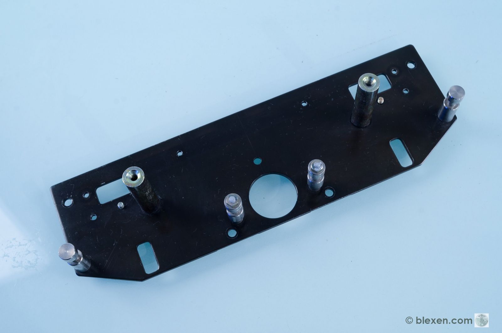 Akai GX-646, 747 Head Base with Tape Guides and Shield  			