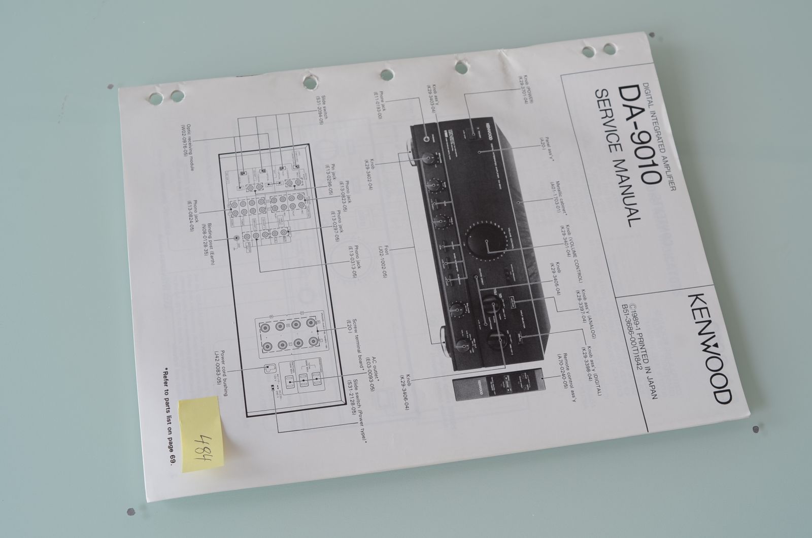 Kenwood DA-9010 Service Manual  			