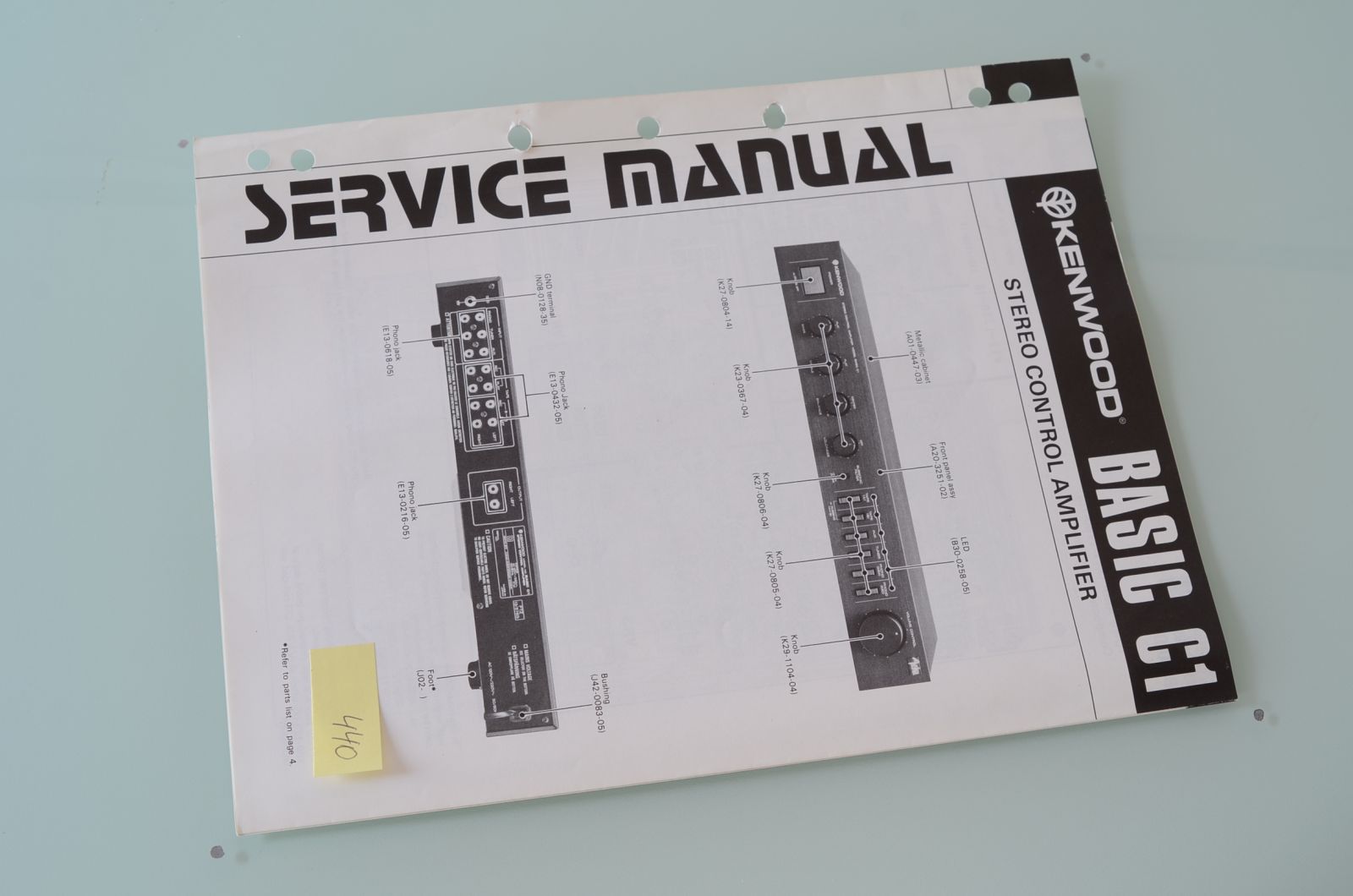 Kenwood Basic C-1 Service Manual