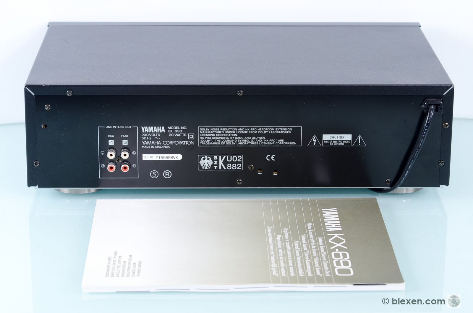 YAMAHA KX-690 3 HEAD Closed Loop Dual Capstan