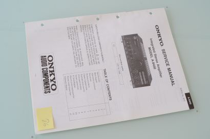 ONKYO A-8450 SERVICE MANUAL