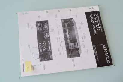 Kenwood KA-770D Service Manual