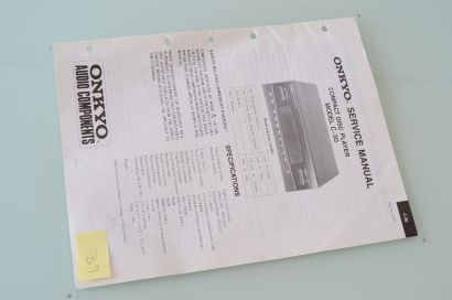 ONKYO C-30 SERVICE MANUAL