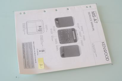 Kenwood MS-A7 Service Manual