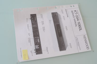 Kenwood KT-594 / 1060L Service Manual
