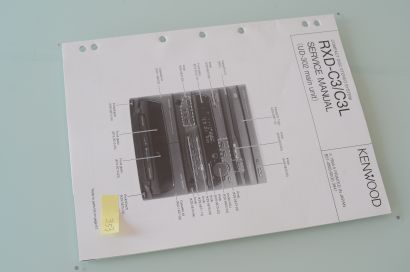 Kenwood RXD-C3 RXD-C3L Service Manual