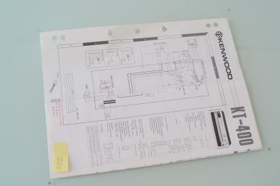 Kenwood KT-400 Spec Sheet Schematics