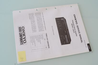 ONKYO A-8270 SERVICE MANUAL