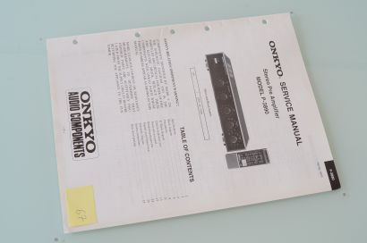 ONKYO P-3890 SERVICE MANUAL