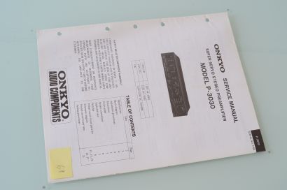 ONKYO P-3030 SERVICE MANUAL