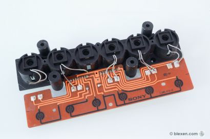 Sony TC-765 / TC-766-2 Function Control ASSY with Bulbs