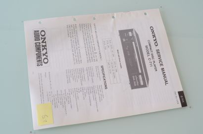 ONKYO C-711  SERVICE MANUAL