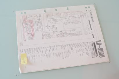 Kenwood KR-9050 Wiring Diagram Schematics