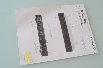 Kenwood KT-2050L Service Manual