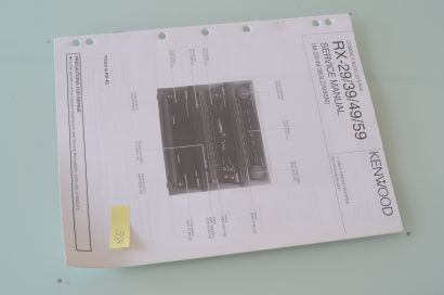 Kenwood RX-29, RX-39, RX-49, RX-59 Service Manual