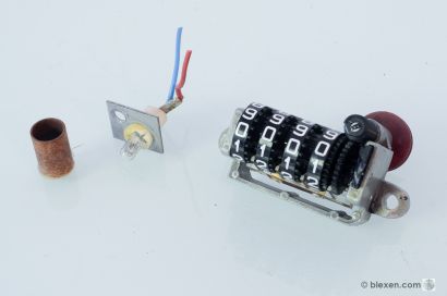 Braun TG-1000, TG-1020 Tape Counter ASSY with Bulb
