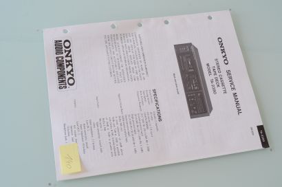 Onkyo TA-2350 Service Manual
