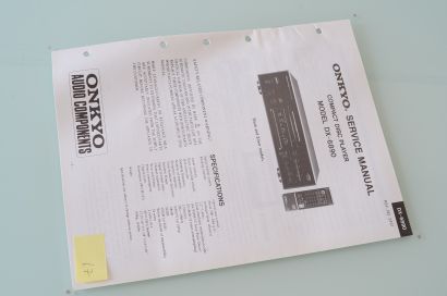 ONKYO DX-6890 SERVICE MANUAL