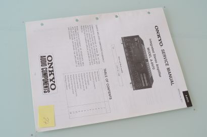ONKYO A-8470 SERVICE MANUAL