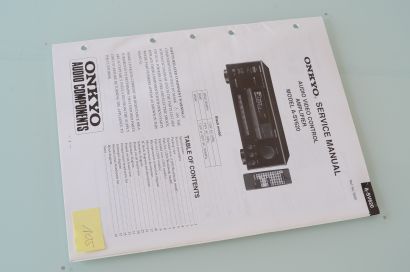 ONKYO A-SV620 SERVICE MANUAL
