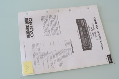 Onkyo TA-2830 Service Manual