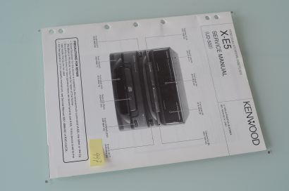 Kenwood X-E5 Service Manual