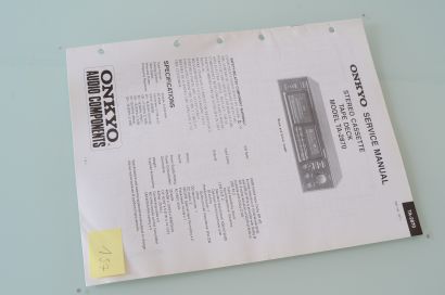 Onkyo TA-2870 Service Manual