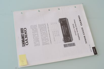 ONKYO A-SV410 SERVICE MANUAL