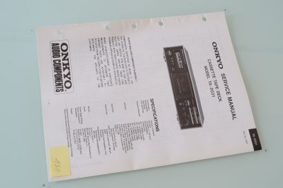 Onkyo TA-2031 Service Manual