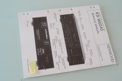 Kenwood KX-W6040 Service Manual