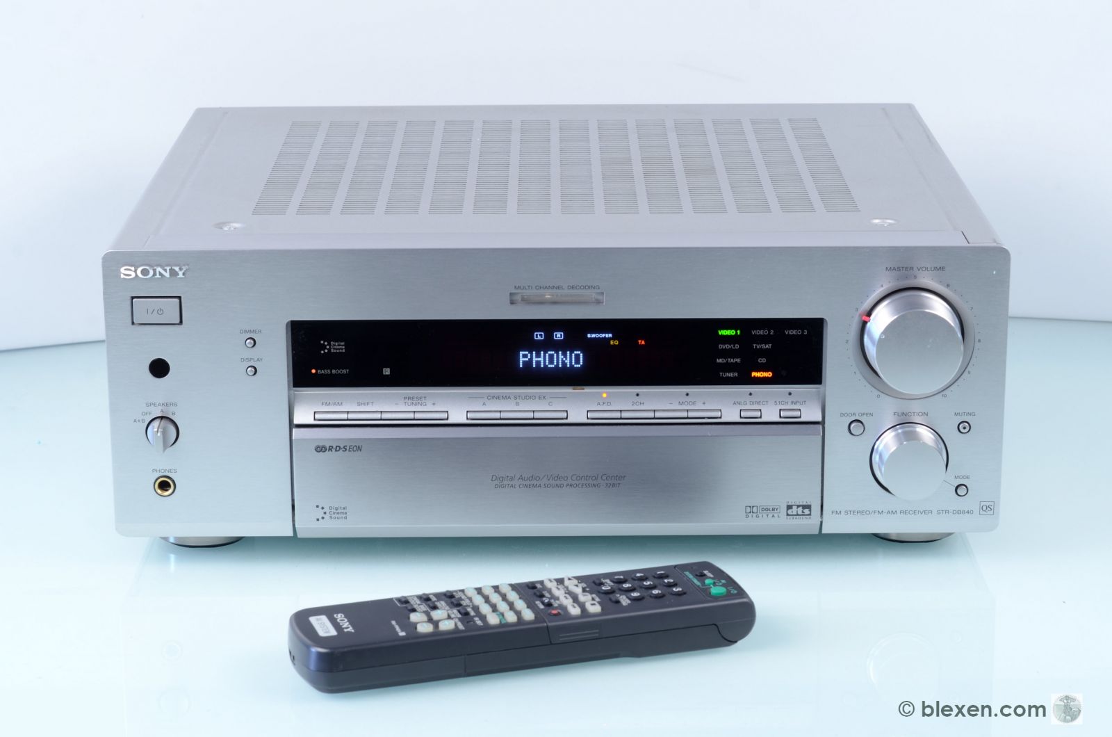 Sony STR-DB840 Dolby Digital / DTS Receiver with Remote Control  			